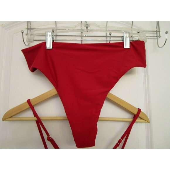 ZAFUL Swim Red Bikini Two Piece Set - Size US 8/Large - Women Swimwear/Suit NWT - Picture 16 of 16